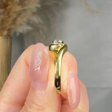 "Kaelora" 0.28 Carat Round Cut Natural Diamond Solitaire Engagement Ring MDR4110