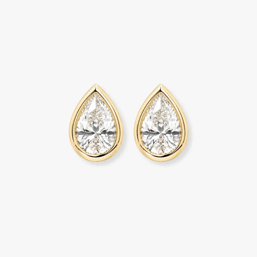 "Kiki" 2 CT Solitaire Diamond Earrings HEERA DIAMONDS