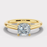 "Kindrea" 1 Carat Solitaire Cushion Cut Diamond Engagement Ring SSCC07