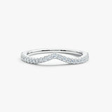 "Kira" Pave U Shape Eternity 0.30ct Diamond Ring ET25