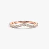 "Kira" Pave U Shape Eternity 0.30ct Diamond Ring ET25