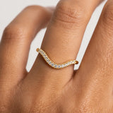 "Leia" Micro Set 0.20ct Diamond Shaped Eternity Ring ET21