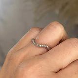 "Leia" Pavé Shaped Eternity Ring ET21 - HEERA DIAMONDS