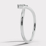 "Leith" Dainty Floral 0.20ct Diamond Shaped Eternity Band ET48