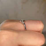 "Leith" Dainty Floral Diamond Shaped Eternity Band ET48 - HEERA DIAMONDS