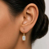 "Leya" Drop Diamond Earrings