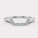 "Lil" Dainty Micro Set Square Shaped 0.10ct Diamond Eternity Ring ET54