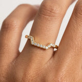 "Lil" Dainty Micro Set Square Shaped 0.10ct Diamond Eternity Ring ET54