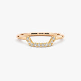 "Lil" Dainty Micro Set Square Shaped 0.10ct Diamond Eternity Ring ET54