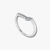 "Lil" Dainty Micro Set Square Shaped 0.10ct Diamond Eternity Ring ET54