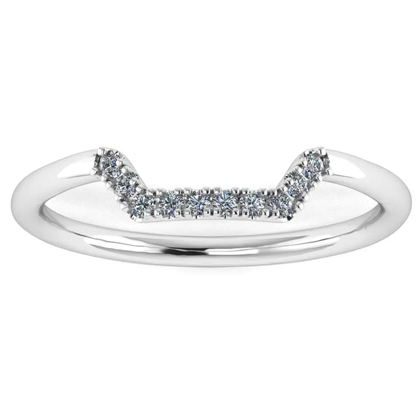 "Lil" Dainty Micro Set Square Shaped 0.14ct Diamond Eternity Ring ET54 - HEERA DIAMONDS