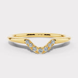 "Lilah" Dainty 0.10ct Diamond Shaped Eternity Band ET19