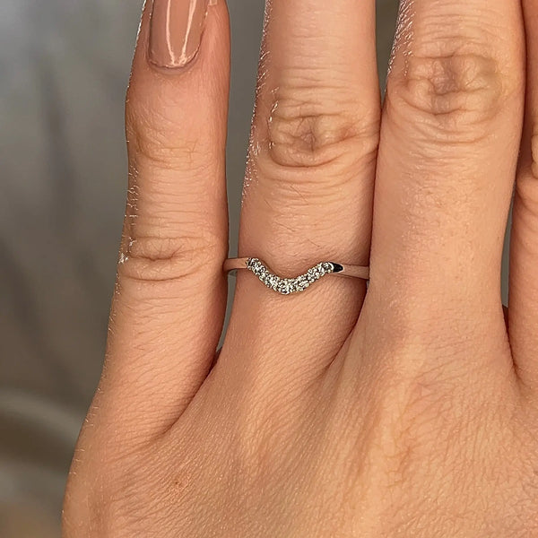 "Lilah" Dainty Diamond Shaped Eternity Band ET19 - HEERA DIAMONDS