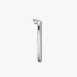 "Livia" Dainty 0.10ct Micro Set Diamonds Square Shaped Eternity Ring ET28