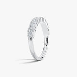 "Luella" Sparkling Wave 0.30ct Diamond Half Eternity Ring ET81 HEERA DIAMONDS