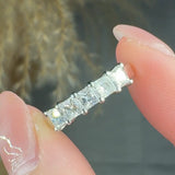 "Lumora" 1 Carat Princess Cut Natural Diamond Engagement Ring MDR4243