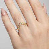 "Lunara" Round Cut 0.1 Carat Diamond Eternity Ring ET83 HEERA DIAMONDS