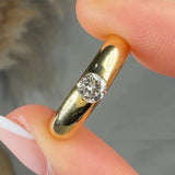 "Lurevina" 0.33 Carat  Round Cut Natural Diamond Solitaire Engagement Ring MDR3450 HEERA DIAMONDS