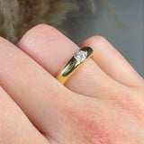 "Lurevina" 0.33 Carat  Round Cut Natural Diamond Solitaire Engagement Ring MDR3450 HEERA DIAMONDS