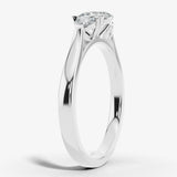 "Madeline" Three Stone Pear Cut Diamond Trilogy Engagement Ring 3SPS02 HEERA DIAMONDS