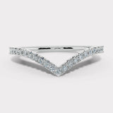 "Margot" Double Band V Shape 0.30ct Diamond Eternity Ring ET47