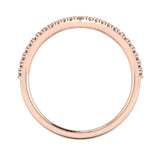 "Margot" Double Band V Shape Diamond Eternity Ring ET47 - HEERA DIAMONDS