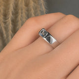"Marovelle" 0.59 Carat Emerald Cut Natural Diamond Solitaire Engagement Ring MDC625