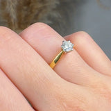 "Marvelle" 0.45 Carat Round Cut Natural Diamond Solitaire Engagement Ring MDR3766