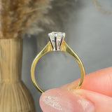 "Marvelle" 0.45 Carat Round Cut Natural Diamond Solitaire Engagement Ring MDR3766