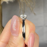 "Marvelle" 0.62 Carat Round Cut Natural Diamond Solitaire Engagement Ring MDC1122