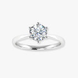 "Marvelle" 0.62 Carat Round Cut Natural Diamond Solitaire Engagement Ring MDC1122