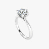 "Marvelle" 0.62 Carat Round Cut Natural Diamond Solitaire Engagement Ring MDC1122