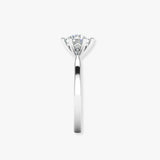 "Marvelle" 0.62 Carat Round Cut Natural Diamond Solitaire Engagement Ring MDC1122