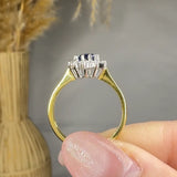 "Meliora" 0.87 Carat Pear Cut Natural Diamond Halo Engagement Ring MSR580