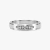 Men's Diamond 0.1ct Wedding Ring GR19964