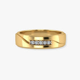 Men's Diamond 0.2ct Wedding Ring GR19974