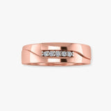 Men's Diamond 0.2ct Wedding Ring GR19974