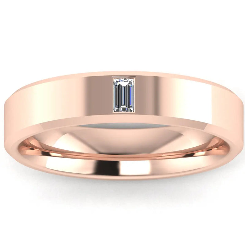 Men's Diamond Band 0.01ct Wedding Ring DW10 HEERA DIAMONDS