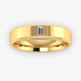 Men's Diamond Band 0.01ct Wedding Ring DW10