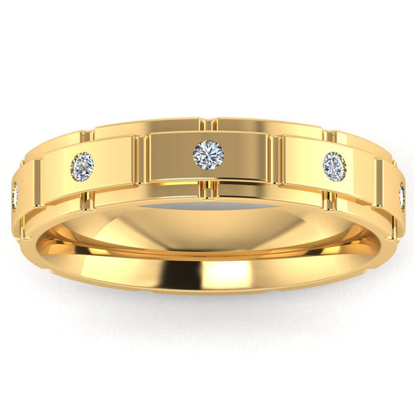 Men's Diamond Band 0.01ct Wedding Ring DW10 (Copy) (Copy) (Copy) (Copy) (Copy) HEERA DIAMONDS