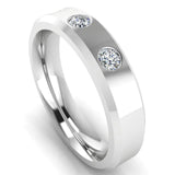 Men's Diamond Band 0.02ct Wedding Ring DW11 HEERA DIAMONDS