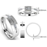 Men's Diamond Band 0.02ct Wedding Ring DW14 HEERA DIAMONDS