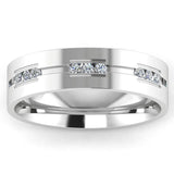 Men's Diamond Band 0.02ct Wedding Ring DW14 HEERA DIAMONDS