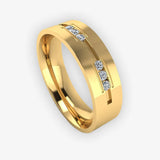 Men's Diamond Band Wedding Ring DW14