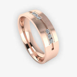 Men's Diamond Band Wedding Ring DW14