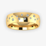 Men's Diamond Band 0.02ct Wedding Ring DW16