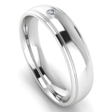 Men's Diamond Band 0.03ct Wedding Ring DW1 HEERA DIAMONDS