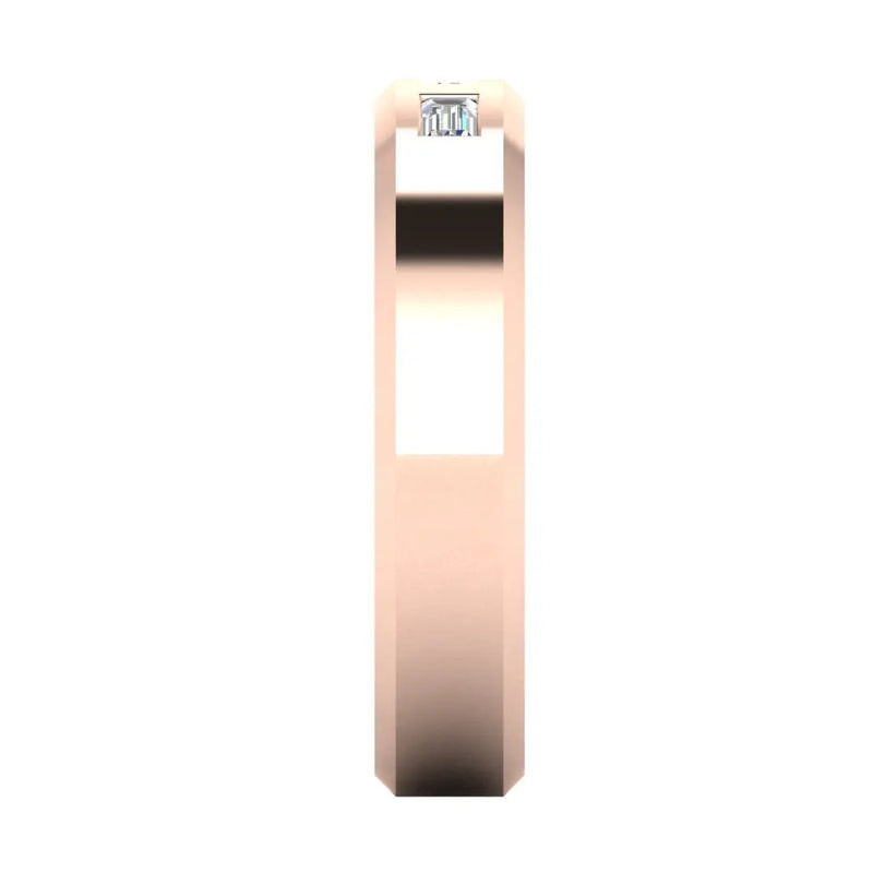 Men's Diamond Band 0.03ct Wedding Ring DW12 HEERA DIAMONDS