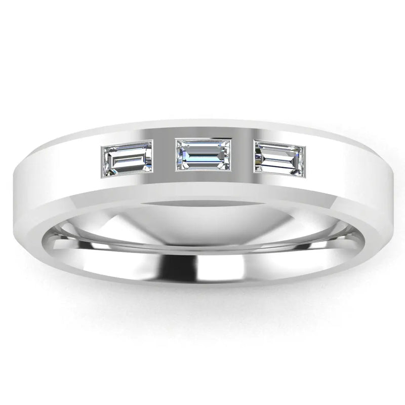 Men's Diamond Band 0.03ct Wedding Ring DW12 HEERA DIAMONDS