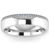 Men's Diamond Band 0.03ct Wedding Ring DW15 HEERA DIAMONDS